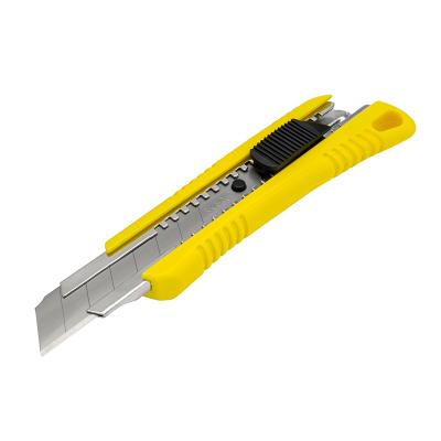 Kniv med 18 mm knivblad, Automatisk lås og magasin med 2 ekstra knivblade